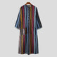 Arab Striped Printed Arab Men's Robe - EX-STOCK Canada