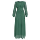 Arab Women's Clothing Long Sleeve Chiffon Dress - EX-STOCK Canada