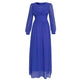 Arab Women's Clothing Long Sleeve Chiffon Dress - EX-STOCK Canada