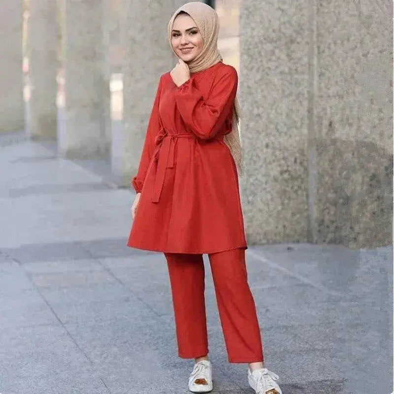 Arab girl Arab plus size two-piece suit - EX-STOCK Canada