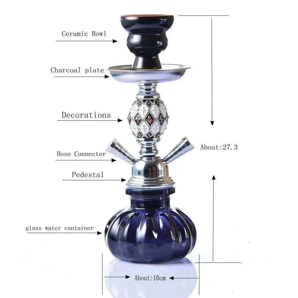 Arabian Shisha double pipe hookah set - EX-STOCK Canada