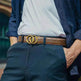 Automatic Alloy Buckle Cowhide Men's Belt - EX-STOCK Canada