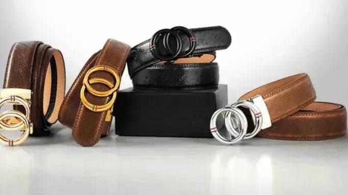Automatic Alloy Buckle Cowhide Men's Belt - EX-STOCK Canada