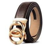Automatic Alloy Buckle Cowhide Men's Belt - EX-STOCK Canada