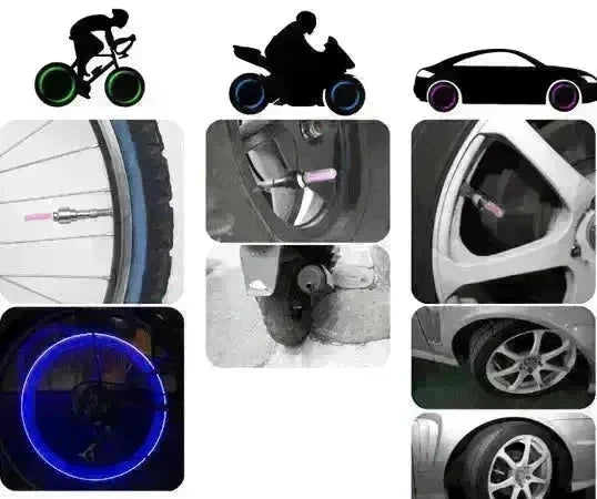 Automobile Tire Lights Valve Valve Lights Wheel Lights - EX-STOCK CANADA