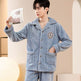 Autumn And Winter Flannel Men's Pajamas Men's Lapel Cardigan  EX-STOCK CANADA
