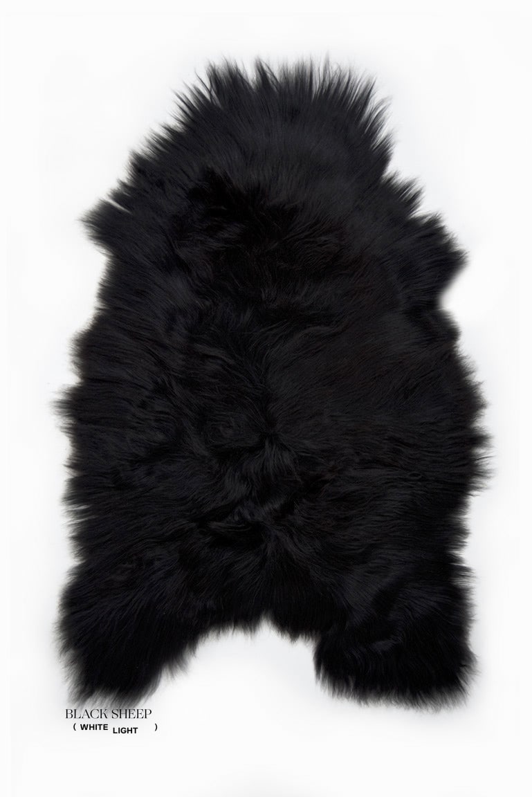 Black Icelandic Sheepskin 