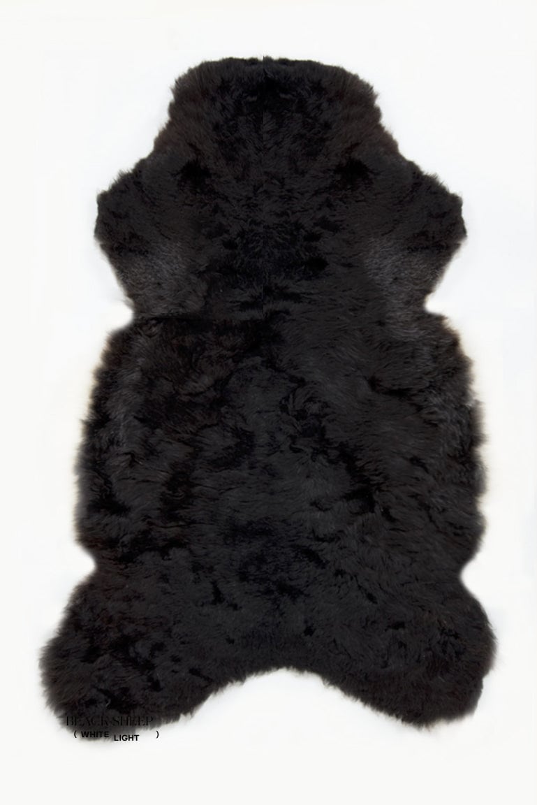 Shorn Black Icelandic Sheepskin EX-STOCK Canada 