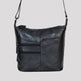Greenwood Leather Shoulder Bag with 2 Zip Pockets 