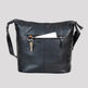 Greenwood Leather Shoulder Bag with 2 Zip Pockets 