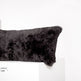 Rectangular Shorn Black Icelandic Sheepskin Pillow Cover EX-STOCK Canada 