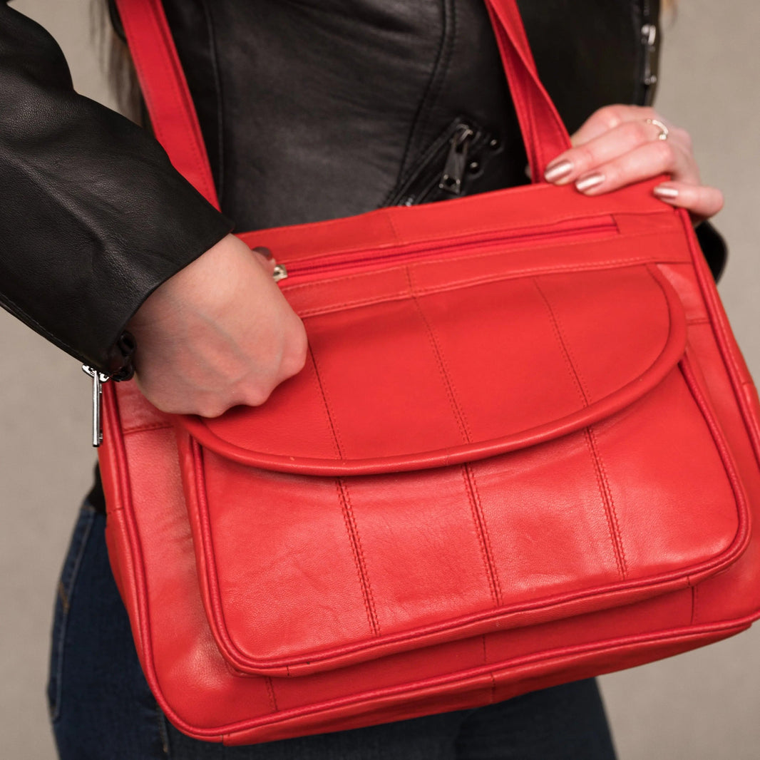 Bolso de Hombro de Cuero Suave para MujerEX-STOCK Canada 