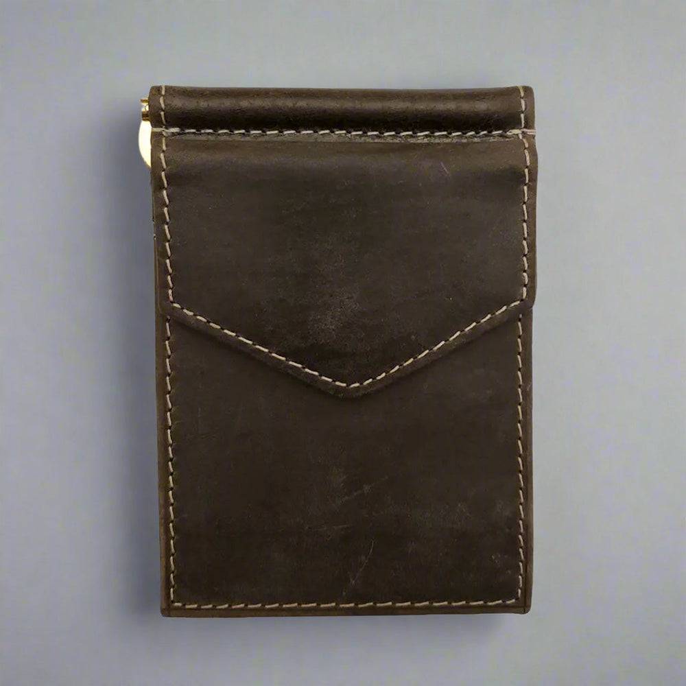 Cartera para hombre BOL con pinza para dinero de cuero envejecidoEX-STOCK Canada 
