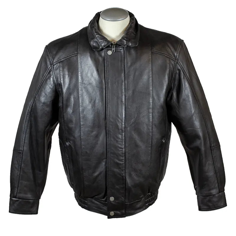 Giacca Bomber da Uomo BOL in Pelle con Doppia TascaEX-STOCK Canada 