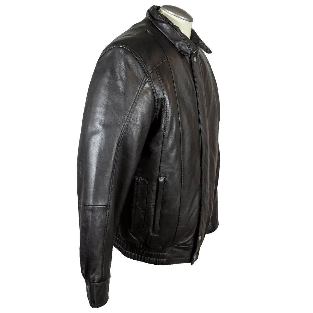 Giacca Bomber da Uomo BOL in Pelle con Doppia TascaEX-STOCK Canada 
