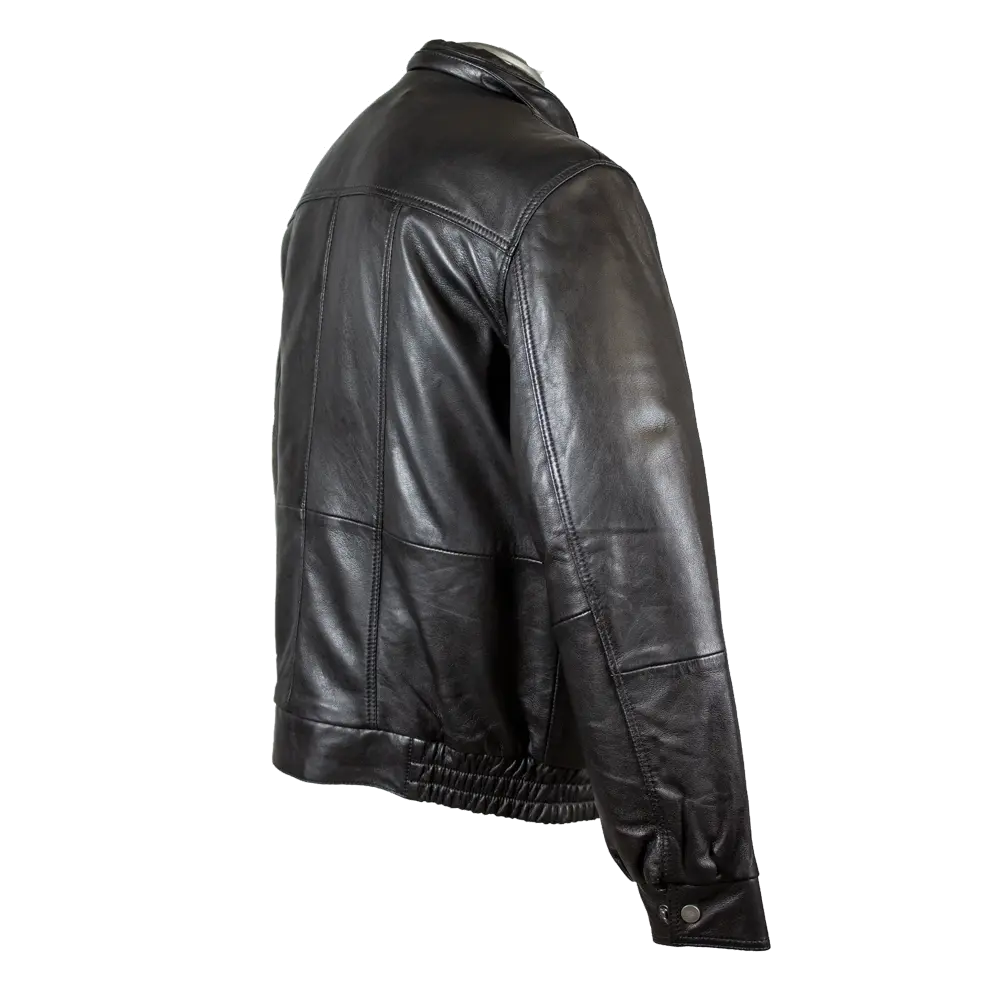Giacca Bomber da Uomo BOL in Pelle con Doppia TascaEX-STOCK Canada 