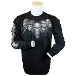 Camisa de manga larga BOL para hombre Five SkullsEX-STOCK Canada 