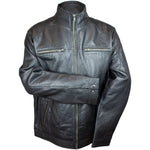 Chaqueta Bomber de Cuero de Cordero para Hombre BOLEX-STOCK Canada 