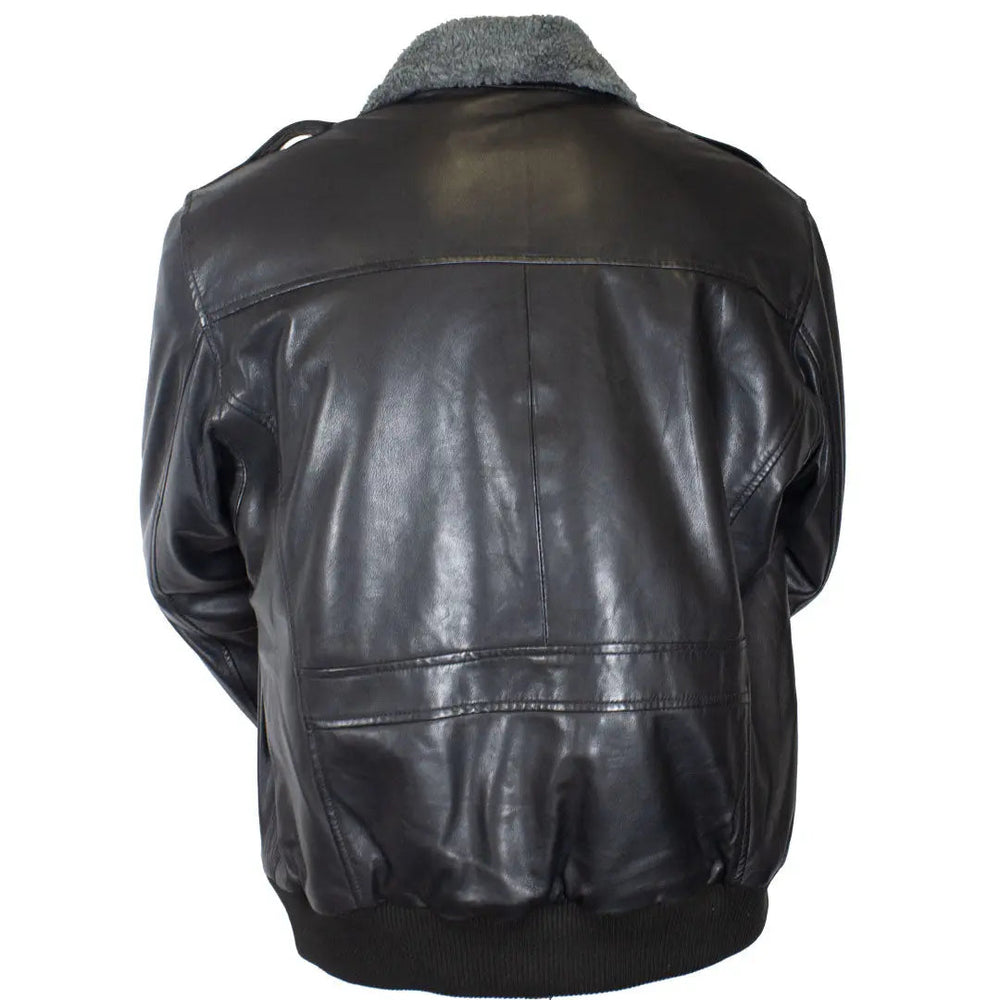 Chaqueta de cuero de cordero Maverick para hombre BOLEX-STOCK Canada 