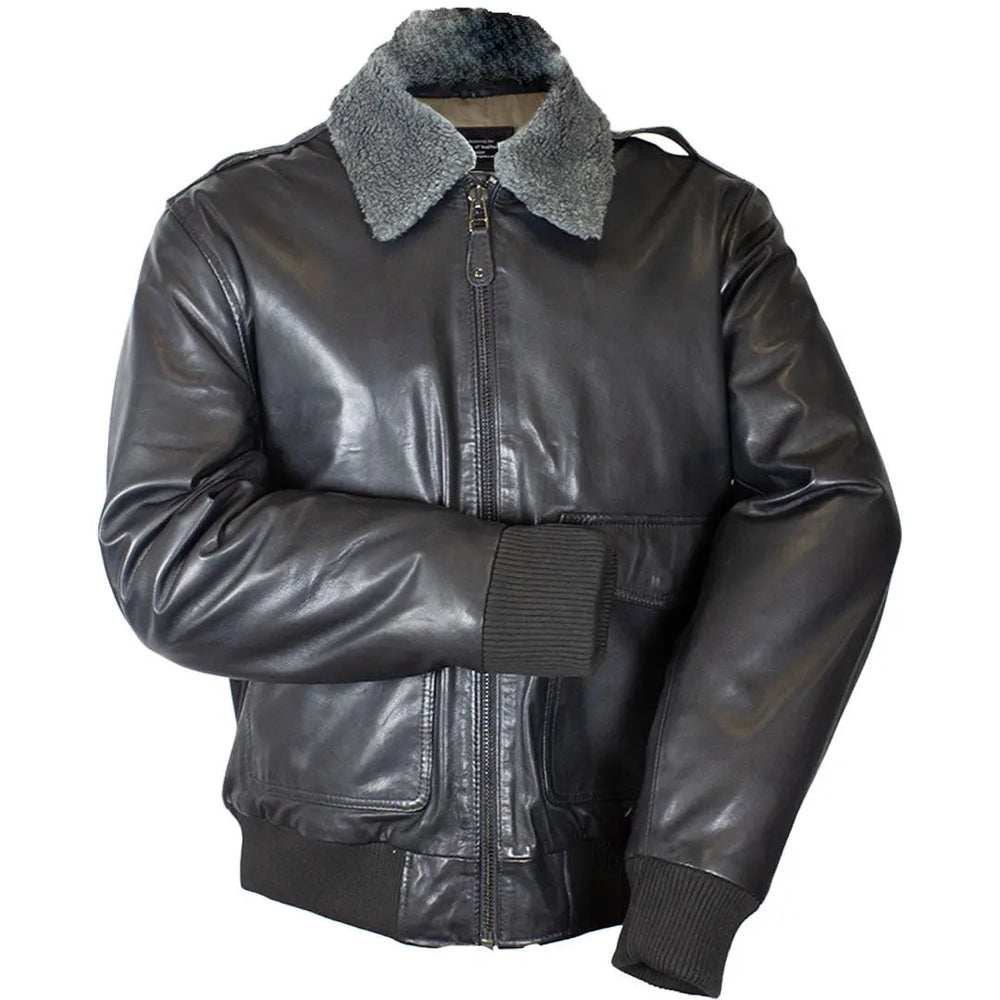 Chaqueta de cuero de cordero Maverick para hombre BOLEX-STOCK Canada 
