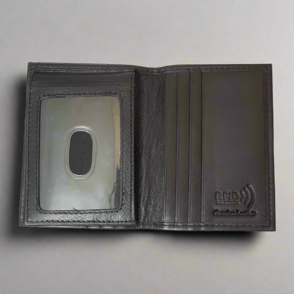 Cartera vertical de cuero para hombre BOL con RFIDEX-STOCK Canada 