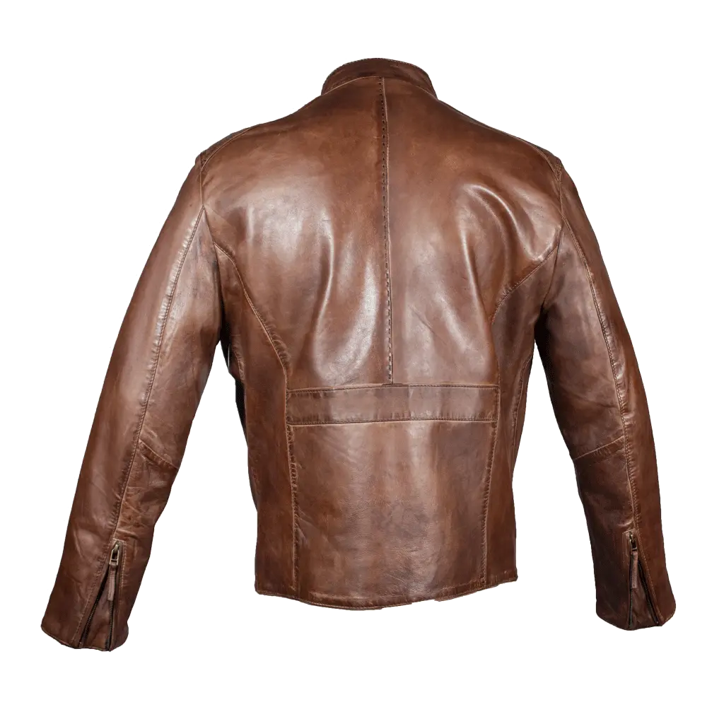 Chaqueta de cuero estilo racer para hombre BOLEX-STOCK Canada 