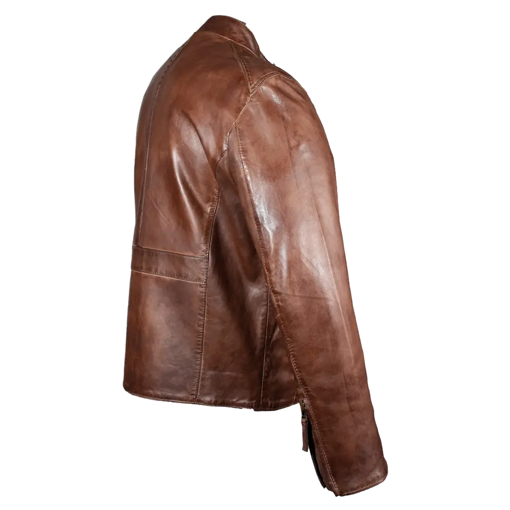 Chaqueta de cuero estilo racer para hombre BOLEX-STOCK Canada 