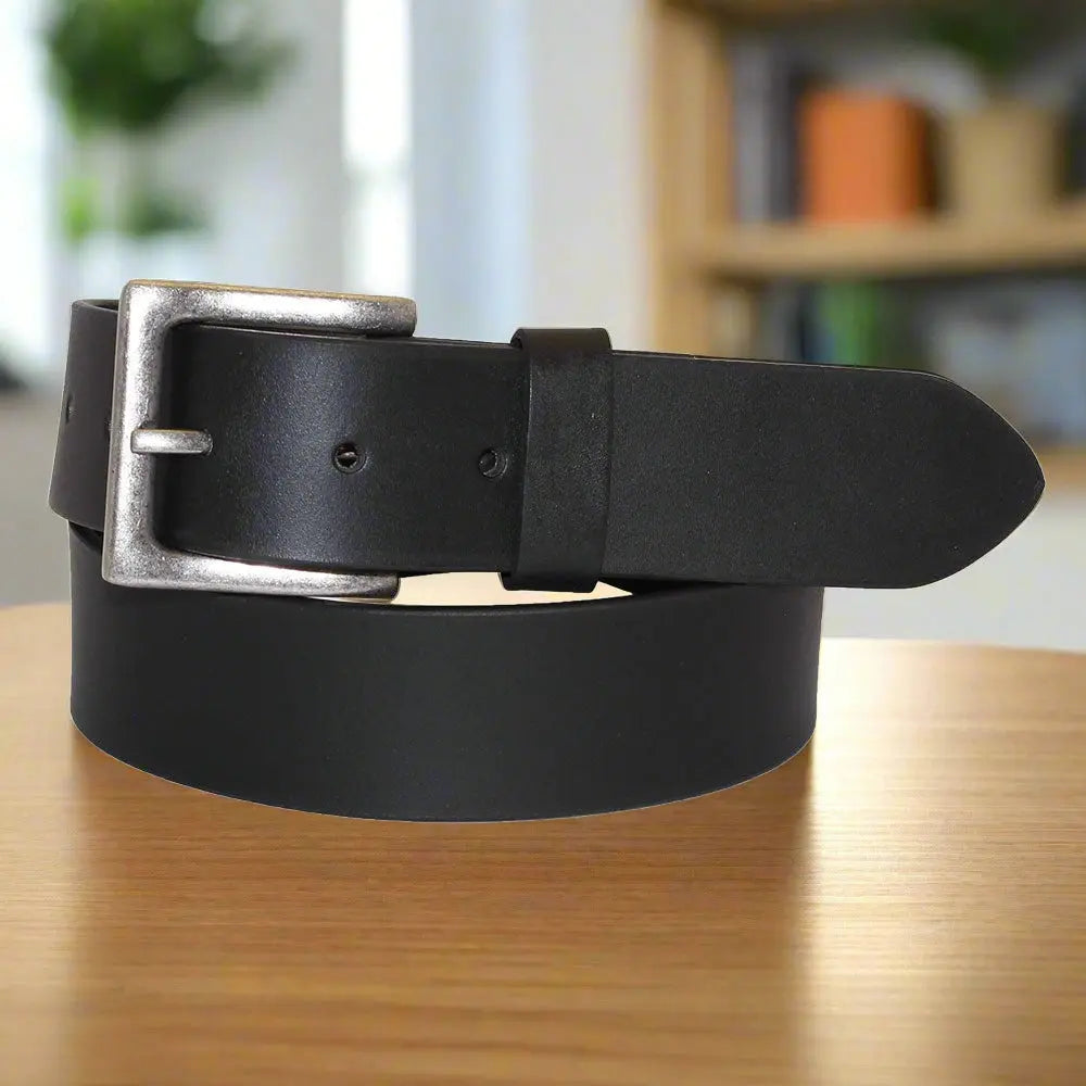Cinturón de cuero sólido para hombre BOL con hebilla desmontableEX-STOCK Canada 