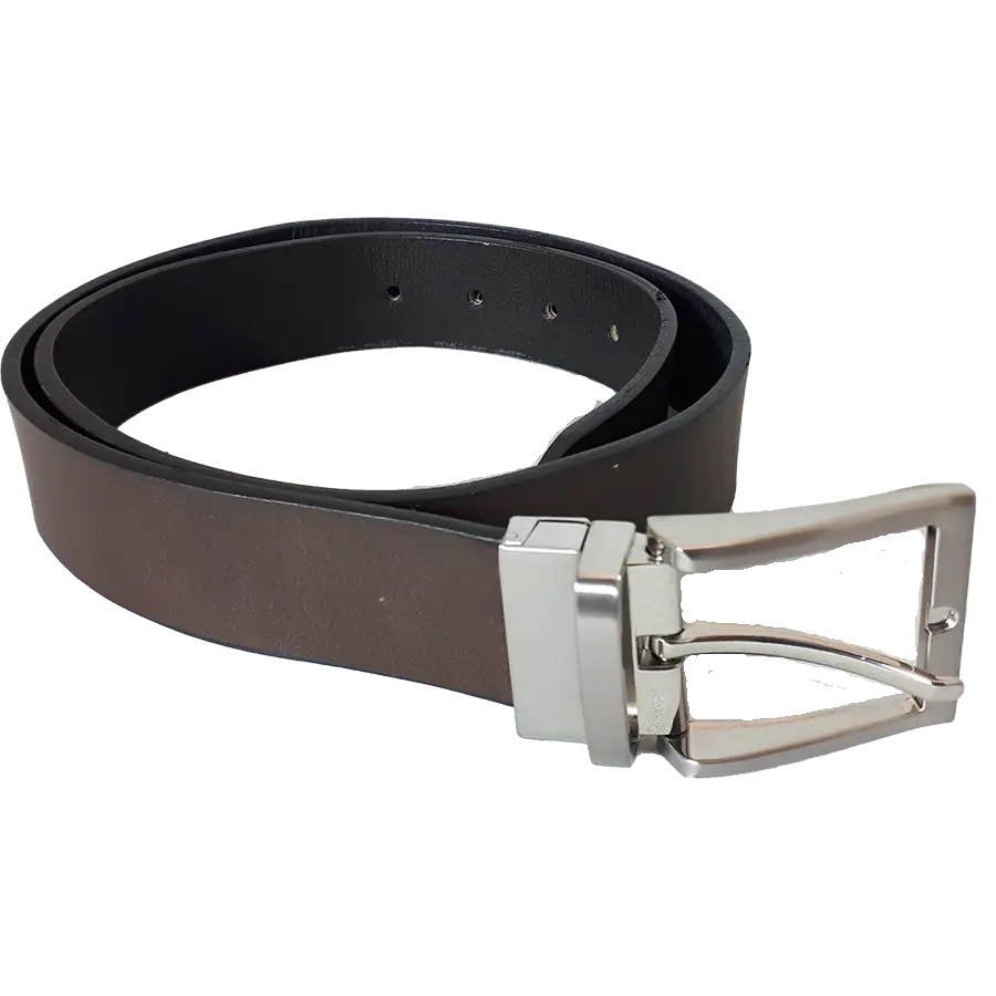 Ceinture réversible en cuir uni pour hommes BOLEX-STOCK Canada 