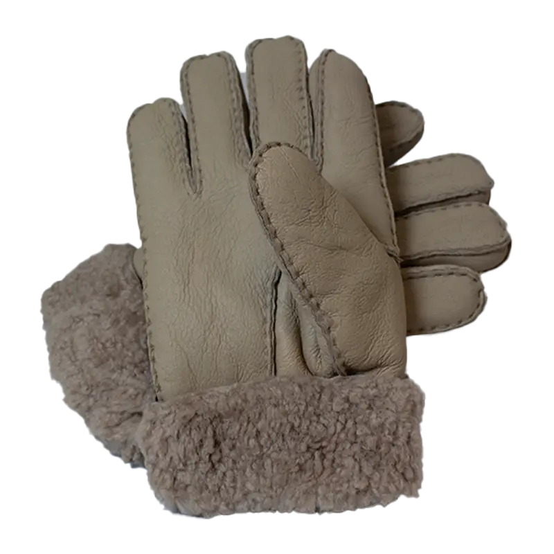 Guantes de cuero con forro de borrego para hombre BOLEX-STOCK Canada 