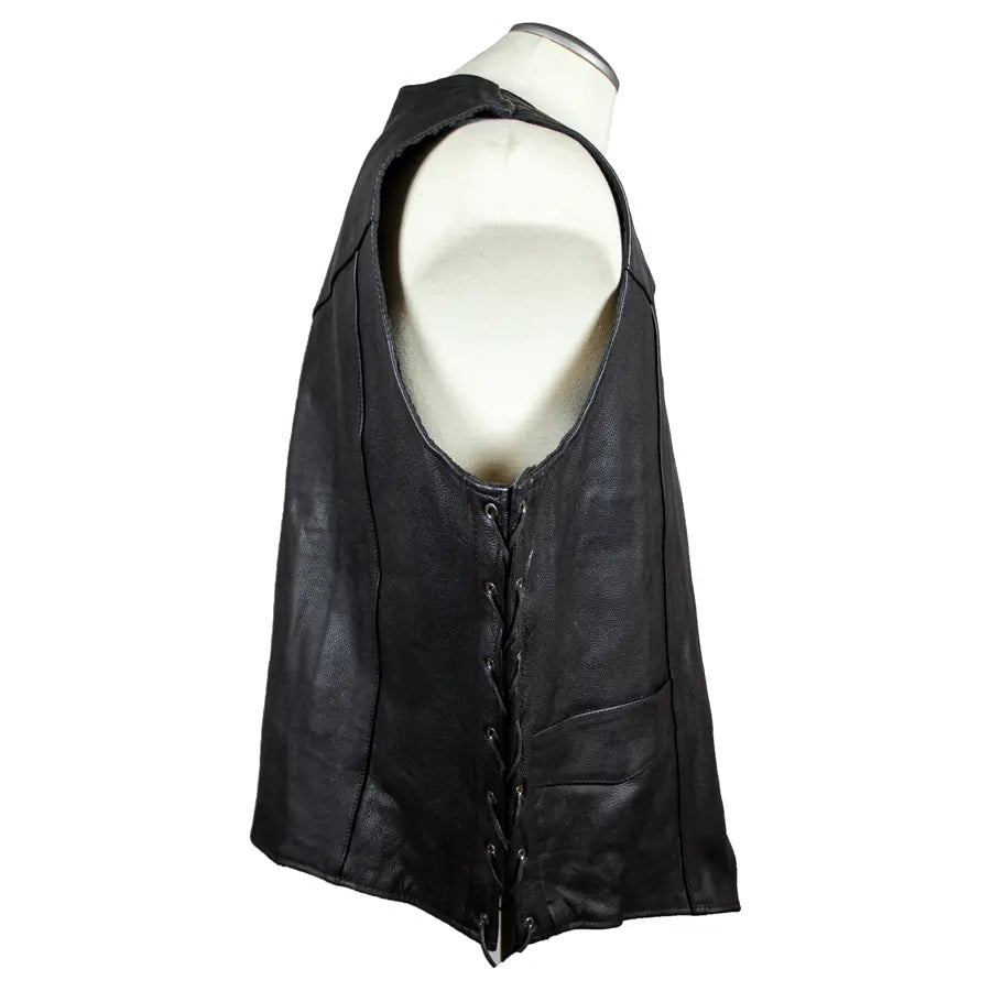 Chaleco de cuero de búfalo alto para hombre BOLEX-STOCK Canada 