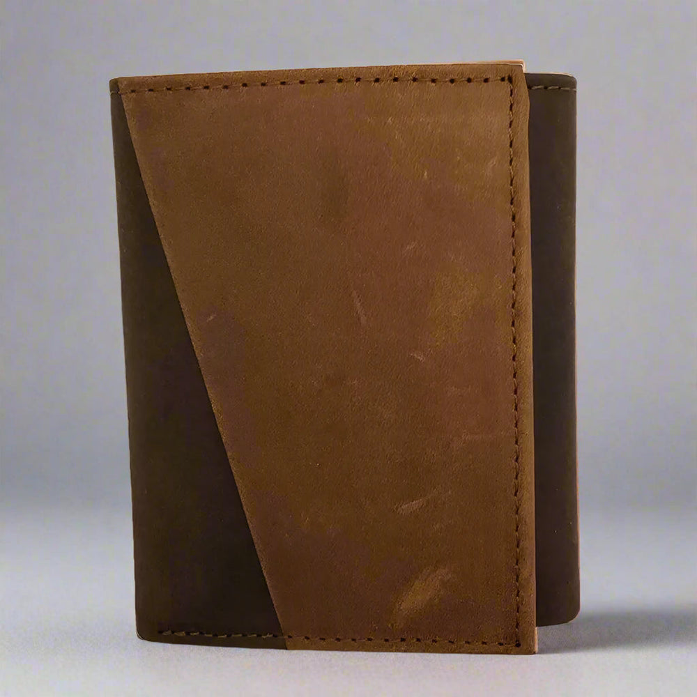 Cartera BOL para hombre de cuero tricolor con triple pliegue y protección RFIDEX-STOCK Canada 