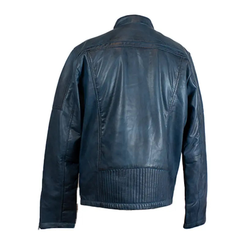 Veste en cuir de mouton ciré pour hommes BOLEX-STOCK Canada 