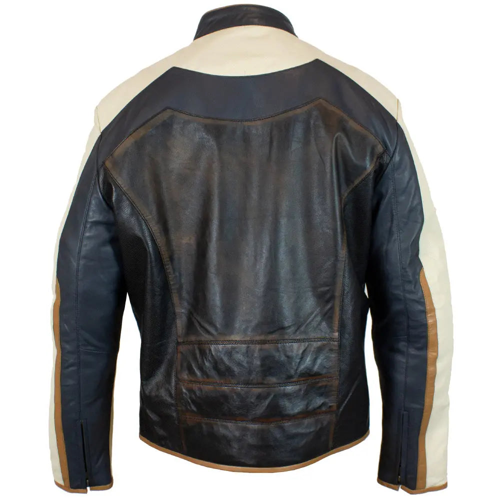 Chaqueta de cuero de cordero para hombre BOL con cremalleraEX-STOCK Canada 