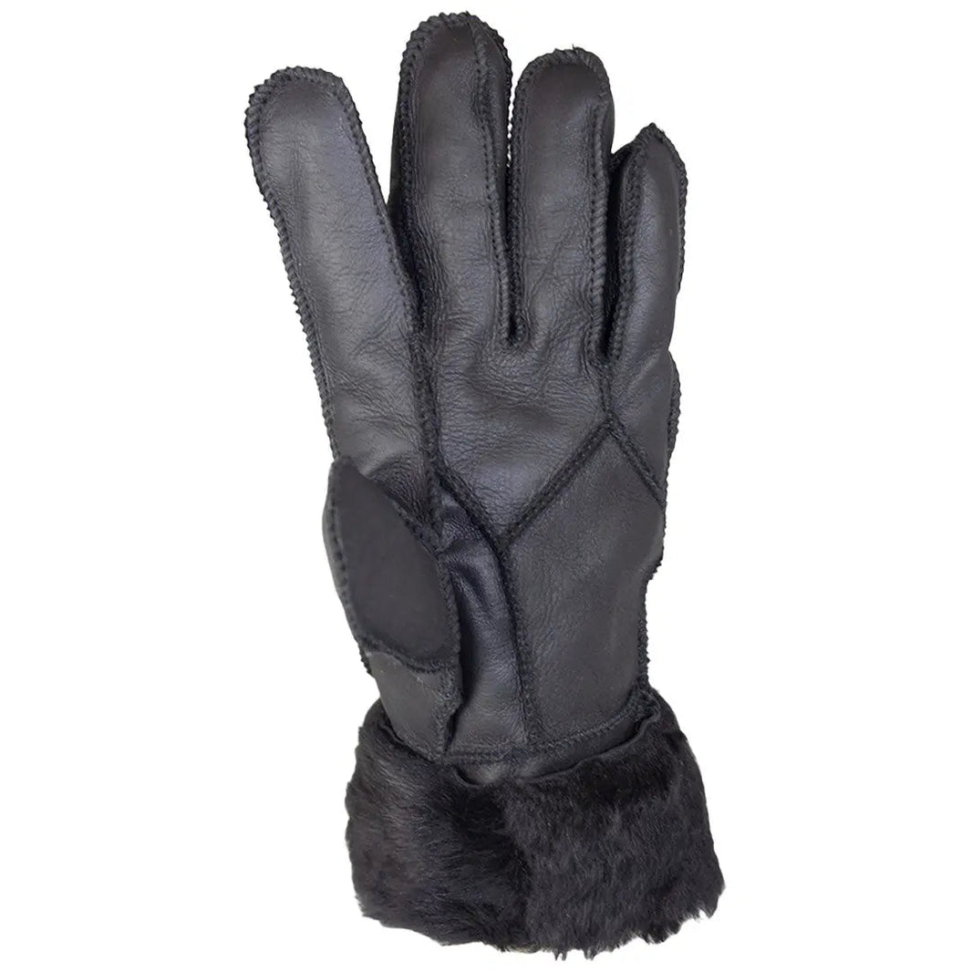 BOL Women's Black Hand Stitched Merino Sheepskin Gloves - EX-STOCK Canada 