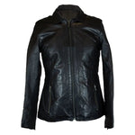BOL Women's Classic Black Zippered Motorcycle Style Fashion Sheepskin Leather Jacket EX-STOCK Canada 