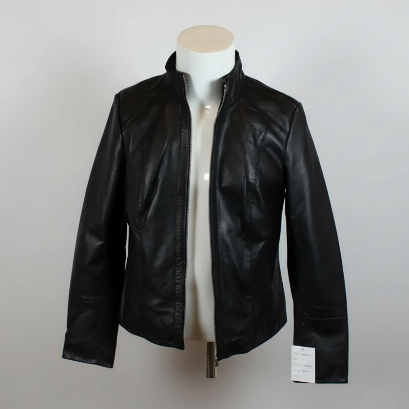Chaqueta de cuero clásica para mujer BOLEX-STOCK Canada 