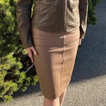 Falda lápiz de cuero Dawn para mujer de BOLEX-STOCK Canada 