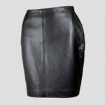 BOL Women's Dawn Short Leather Pencil Skirt 