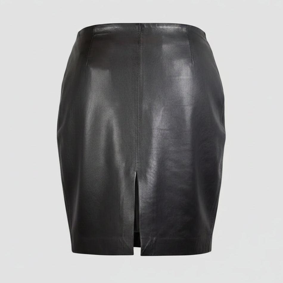 BOL Women's Dawn Short Leather Pencil Skirt 
