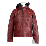 Chaqueta de cuero con capucha para mujer BOLEX-STOCK Canada 