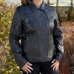 BOL Women's Lamb Leather Biker Style Jacket EX-STOCK Canada 
