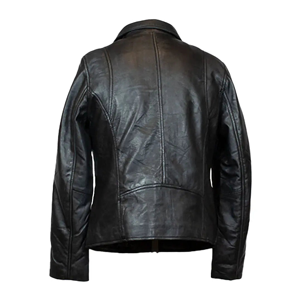 BOL Women's Lamb Leather Biker Style Jacket EX-STOCK Canada 