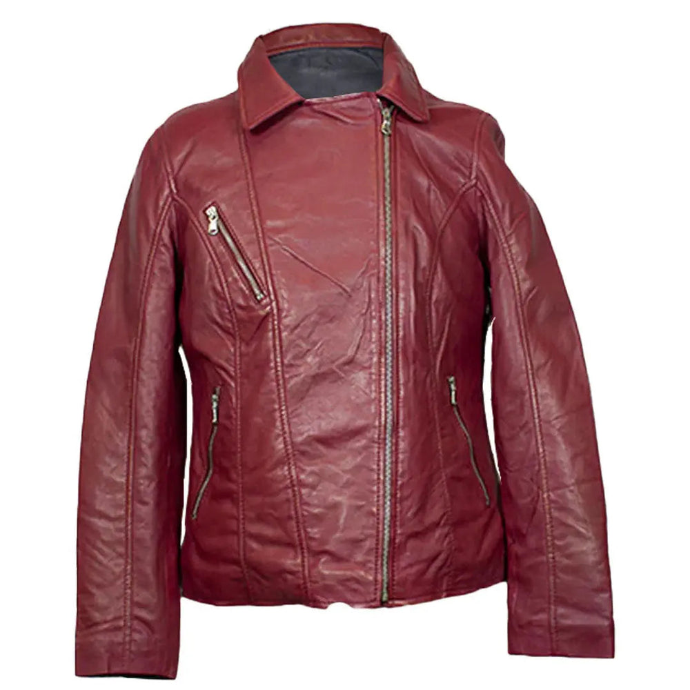 BOL Women's Lamb Leather Biker Style Jacket EX-STOCK Canada 