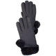 Guantes de piel de oveja Merino con pompón para mujer de BOL, cosidos a manoEX-STOCK Canada 