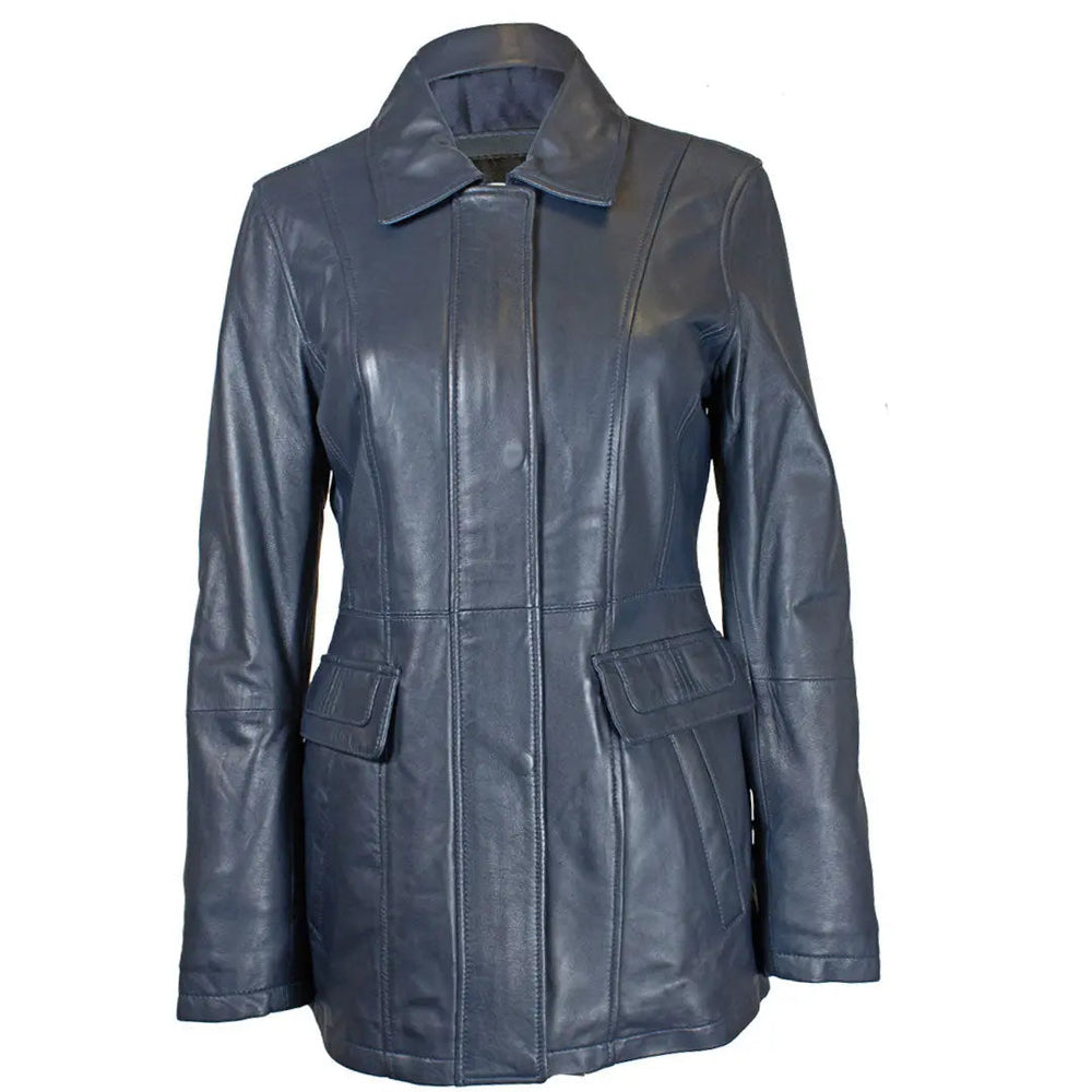 Chaqueta de cuero para mujer BOL con corte princesaEX-STOCK Canada 