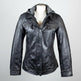 BOL Women's Removable Hood Leather Jacket 