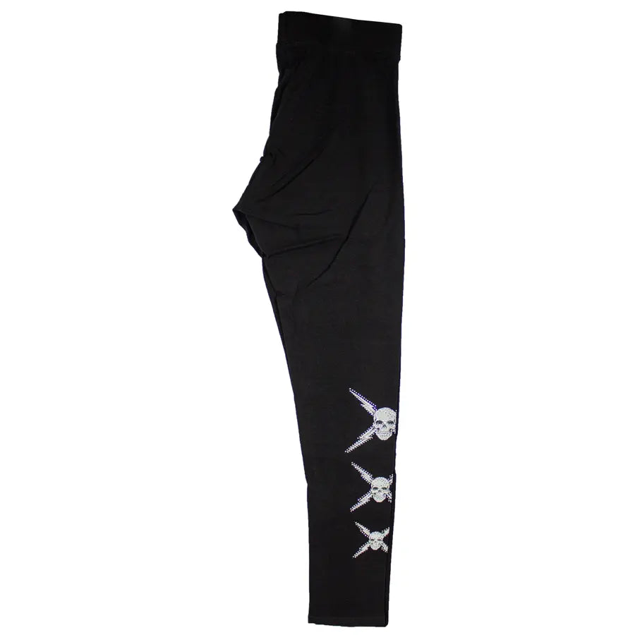 Leggings de calavera con pedrería para mujer BOLEX-STOCK Canada 