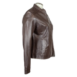 Chaqueta de cuero para mujer BOL con cuello redondoEX-STOCK Canada 