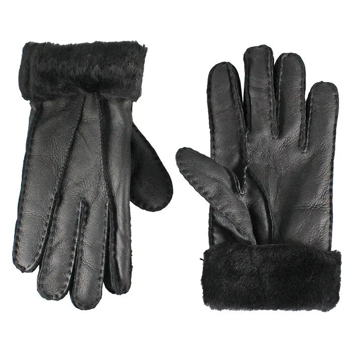 Guantes de cuero con forro de borrego para mujer BOLEX-STOCK Canada 